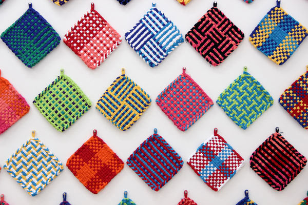 Potholders by Mary Clarke