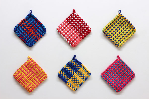 Potholders by Mary Clarke