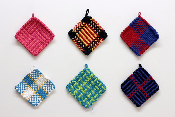 Potholders by Mary Clarke