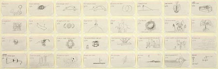 Jesse Bransford, Dice Drawings Set One, 2007-8 jbf08ds1