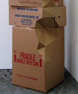 Mai Braun, Tower (Fragile to Clorox), 2006 (detail) 