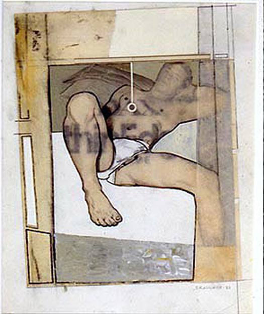 JOE BRAINARD : Untitled (Reclining Figure), 1981