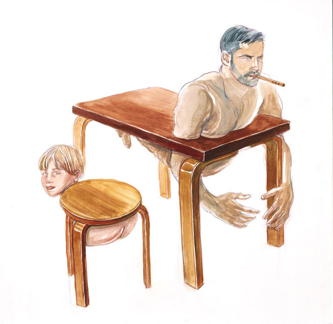 ROBERT FONTANELLI : Daddy Table, 2000