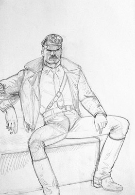 Tom of Finland, Untitled (preliminary drawing), undated toffxx11